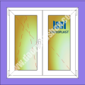 Zweiflügel drehkipp/dreh Oknoplast Kunststoff Stulpfenster ohne Pfosten