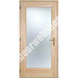 Vollverglaste - Holz Nebeneingangstür/ Kellertür