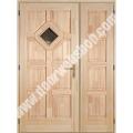 TARNA zweiflügelige Holz Eingangstür 140x210 cm