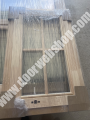 Einflügeliges Drehkipp Flügel Holzfenster mit Sprossenkreuz